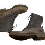 Timberland women’s Harris leather tweed fold over combat boots size 9 Photo 0