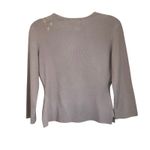The Limited  Y2K Lilac Embroidered Knit V-Neck Sweater Top Size Large Photo 1