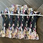 White House | Black Market WHBM Floral Ruffle Bustier Photo 9