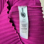 Simon Miller Dress Amos Ribbed Magenta Square Neck Sleeveless Knit Midi‎ Dress L Purple Size L Photo 5