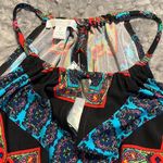 London Times  size 6 womens dress halter top keyhole opening front back button Photo 6