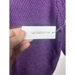 Liz Claiborne Women's Sweater Size Xl Purple 3/4 Puff Sleeve Pullover - NEW Photo 3
