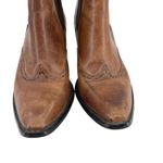 Durango  Leather Ankle Boots 7.5 Brown Western Cowboy Slip On Everyday Wear Photo 10