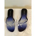 Coldwater Creek  Womens Size 10 M Flip Flops Blue Ombre Sandals NEW Beach Photo 2