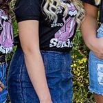 Altar'd State Scalloped Denim Skirt Photo 1