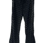 Kahalai Crochet Lace Cover Up Pants Black Size XL Photo 1