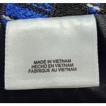 Kasper Womens Suit Set Jacket Skirt Geometric Print Black Blue Size 12 Photo 5