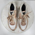 Nike  Air Max 90 Print Sneakers Women 6.5 White Bronze Leather Lace Up Running Photo 9