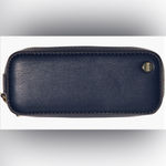 Stoney Clover Lane NWT Slim Jewelry Case Plaid Navy Blue Green Vegan Leather Photo 3