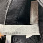 ZARA Black High Waist Beaded Jean Shorts Sz 6 Photo 6