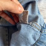 Cabin creek Cottage Core Garden Fairy Denim Embroidered Top VTG Y2K Flowers Photo 10