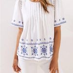 Loft  Embroidered Top Photo 0