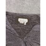 Anthropologie Shimmer Surplice Wrap Top Xs Pleated V-Neck Long Sleeve Dressy Photo 5