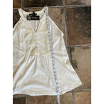 Cable & Gauge Women’s  White Sleeveless Floral Embroidered Top Size S Photo 8