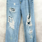 Indigo Rein  Distressed Ripped Jeans Womens 5/26 Straight Leg Street Grunge Indie Photo 0