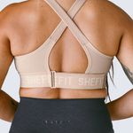 NWT SHEFIT Ultimate Sports Bra‎ Size 6Luxe in Sandstorm Tan Photo 4