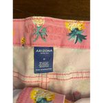 Arizona Jeans Arizona size 17 women pink jean shorts pineapple cutoff Photo 2