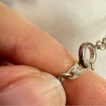 Silver Tone Kitty Cat Rhinestone Pendant Necklace Womens Jewelry Photo 2