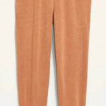 Old Navy  Tan Ribbed Knit Top Midrise Vintage Street Size Small Joggers Photo 0