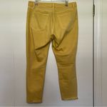 Loft  Yellow Raw Hem Ankle‎ Jeans - Size 10 Photo 1