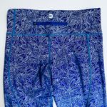 Vineyard Vines Performance Leggings Blue Ombre Leaf Print Size Small Photo 4