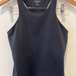 Reformation  EcoMove Black Racerback Tank Top Shelf Bra Size‎ Medium Yoga Gym EUC Photo 0