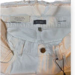 DL1961 White Denim Mini Skirt Women's Size 8/29 White Frayed Hem Photo 2