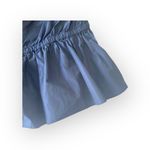 7 For All Mankind new ® ㋛ Shiny Taffeta Strapless Peplum Top ㋛ Midnight Navy ㋛ L Photo 4