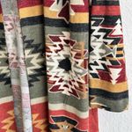 Ali Miles Aztec Duster Cardigan Large Open Front Southwestern Tribal Logenlook Photo 6