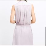 Vince Sleeveless Lavender Satin Dress with Pockets Women’s Size XS Photo 7