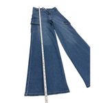 Ymi high rise SKATER women’s blue jeans pants wide btm legs size 3 SKU 3537 Photo 11