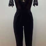 Goodtime Size Large Elegant Black Lace Jumpsuit. Preloved Photo 2