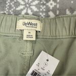NWT Upwest Utility Denim Shorts Desert Sage Green Stretchy Comfy Staple Size XL Photo 7