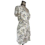Abercrombie & Fitch Floral Wrap Mini Dress | Size L Photo 3
