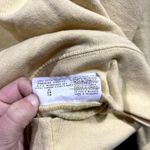 Champion  Athletics Powerblend Sweatshirt Womens XL Yellow Fleece Lined Crew Neck Photo 6