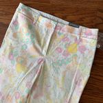 Talbots NWT Perfect Crop Pants Abstract Floral Print Wormens Size 6 Preppy Photo 3