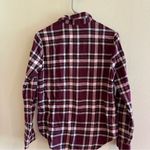 Full Tilt  Maroon Flannel Button Up Top Photo 3
