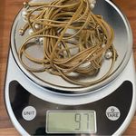 Vintage Unsigned Vendome Multistrand Faux Pearl Gold Mesh Chain Tassel Necklace Photo 8