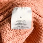 Hippie Rose  Sweater Boho Open Knit Dusty Rose Photo 7