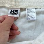 basic editions Vintage  Relaxed Fit Elastic Waist Pants White XL Photo 3
