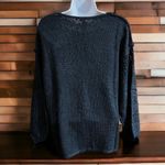 L LOVE Love Navy Blue Knit Sweater Sz S/M Photo 4