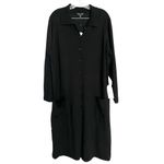 Universal Standard NWT  100% Merino Wool Button Down V Neck Duster Cardigan Dress Photo 2