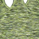 Athleta Fast Track Ruched Compression Tank Top Women XS Green Space Dyed Sporty Photo 7