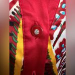 Reversible Robertson LA 2000s Y2K Paisley Red Satin Top Satin Blouse Romantic XS Photo 2