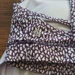 Lululemon  Women's Lavendar Purple Chic Strappy Top Builtin Sports Bra Size 10 Photo 3