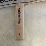 BCBGeneration  Floral off shoulder Puff sleeves white & pink mini dress size 6 Photo 12