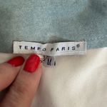 Tempo Paris  Blazer Jacket Sz Medium Art Nature Romantic Whimsical Suede Feel V2 Photo 4