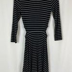 American Eagle 3/$30 | Soft & Sexy Black & White Stripe Skater Dress S Photo 6