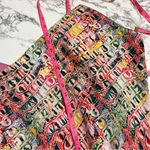 Sies Marjan  Farrah Cocktail Dress croco print pink multicolor Sz 2 Photo 5