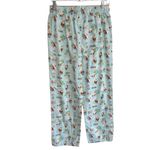 Disney Store Snow White Seven Dwarfs Pajama Pants Blue Flannel Sleepwear Sz M Photo 3